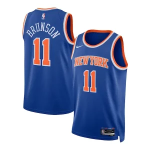Atractivo Fantástico Delicioso Jalen Brunson New York Knicks Nike Unisex Swingman Jersey Icon Edition Blue