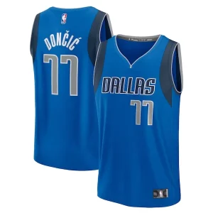 Chulo Perfecto Original Luka Dončić Dallas Mavericks Fast Break Replica Player Jersey Icon Edition Blue