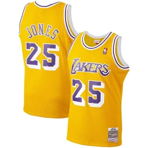 Atractivo Increíble Ed Jones Los Angeles Lakers 1994/95 Hardwood Classics Swingman Jersey Gold