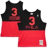 Atractivo Original Allen Iverson Philadelphia 76ers 2003/04 Hardwood Classics Reload 2.0 Swingman Jersey Black