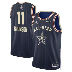 Atractivo Único Comodo Jalen Brunson Jordan Brand Unisex 2024 NBA All Star Game Swingman Jersey Navy