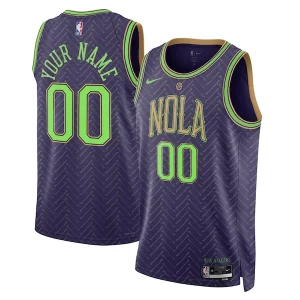 Bonito Duradero New Orleans Pelicans Nike Unisex 2024/25 Custom Swingman Jersey City Edition Purple
