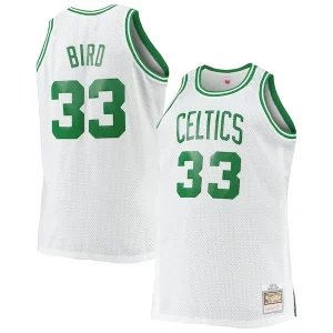 Bonito Encantador Larry Bird Boston Celtics Big & Tall 1985/86 Hardwood Classics Swingman Jersey White