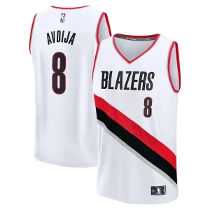 Ideal Hermoso Deni Avdija Portland Trail Blazers Fast Break Replica Player Jersey Association Edition White