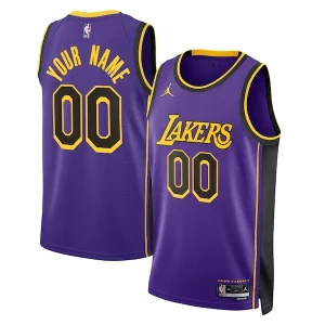 Bonito Magnífico Los Angeles Lakers Jordan Brand Unisex 2022/23 Swingman Custom Jersey Statement Edition Purple