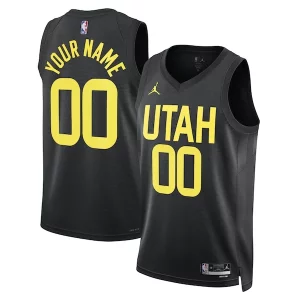 Bonito Moderno Utah Jazz Jordan Brand Unisex 2022/23 Swingman Custom Jersey Statement Edition Black