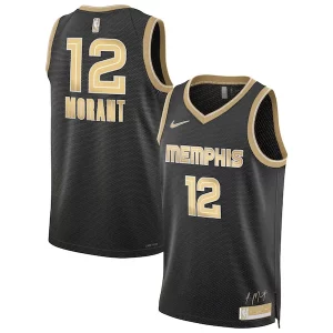 Bonito Original Exquisito Ja Morant Memphis Grizzlies Nike Unisex Select Series Swingman Jersey Black