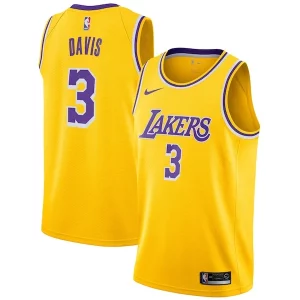Bonito Robusto Chulo Anthony Davis Los Angeles Lakers Nike 2019/20 Swingman Jersey Gold Icon Edition
