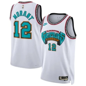 Chulo Clásico Duradero Ja Morant Memphis Grizzlies Nike Unisex 2024/25 Swingman Jersey White Classic Edition
