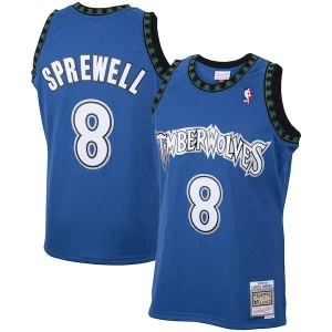 Chulo Comodo Latrell Sprewell Minnesota Timberwolves 2001/02 Hardwood Classics Swingman Jersey Blue