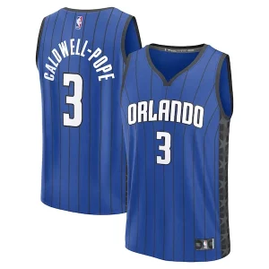 Sofisticado Atractivo Kentavious Caldwell Pope Orlando Magic Fast Break Replica Player Jersey Statement Edition Blue