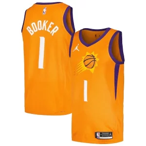 Chulo Devin Booker Phoenix Suns Jordan Brand Swingman Player Jersey Statement Edition Orange
