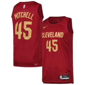 Chulo Donovan Mitchell Cleveland Cavaliers Nike Swingman Player Jersey Icon Edition Wine