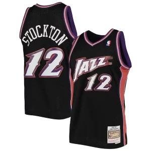 Chulo Duradero John Stockton Utah Jazz 1998/99 Hardwood Classics Swingman Jersey Black