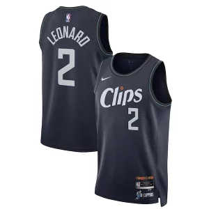 Chulo Encantador Elegante Kawhi Leonard LA Clippers Nike Unisex 2023/24 Swingman Jersey Navy City Edition