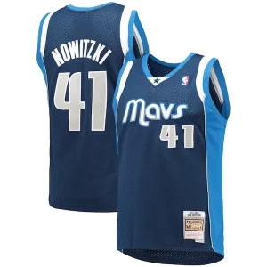 Chulo Hermoso Resistente Dirk Nowitzki Dallas Mavericks 2011/12 Hardwood Classics Swingman Jersey Navy