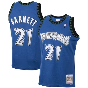 Chulo Kevin Garnett Minnesota Timberwolves 2001/02 Hardwood Classics Swingman Jersey Blue