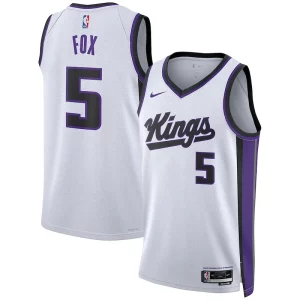 Chulo Magnífico De'Aaron Fox Sacramento Kings Nike Unisex Swingman Jersey Association Edition White