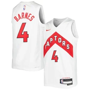 Chulo Moderno Scottie Barnes Toronto Raptors Nike Youth Swingman Jersey Association Edition White/Red