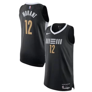 Chulo Original Ideal Nike Ja Morant Memphis Grizzlies Authentic Jersey City Edition Black