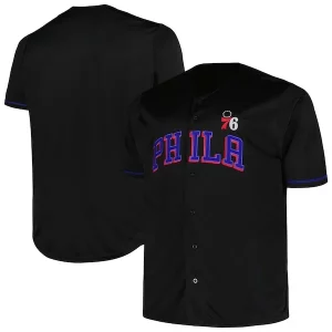 Chulo Philadelphia 76ers Profile Big & Tall Pop Jersey Black