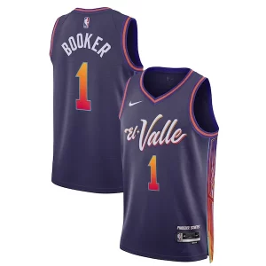 Chulo Resistente Devin Booker Phoenix Suns Nike Unisex 2023/24 Swingman Jersey Purple City Edition