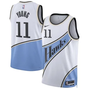 Chulo Trae Young Atlanta Hawks Nike Unisex 2024/25 Swingman Player Jersey City Edition White