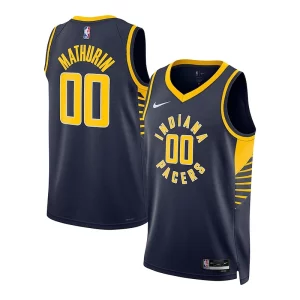 Chulo Único Bennedict Mathurin Indiana Pacers Nike Unisex Swingman Jersey Association Edition Navy