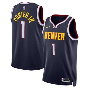Lujoso Estupendo Elegante Michael Porter Jr. Denver Nuggets Nike Unisex Swingman Jersey Association Edition Navy