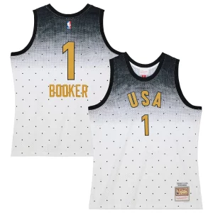 Clásico Cool Devin Booker Team USA 2016 Hardwood Classics Rising Stars Swingman Jersey White