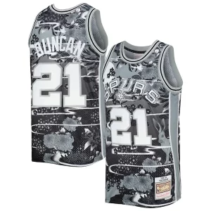 Clásico Duradero Exquisito Tim Duncan San Antonio Spurs 1998/99 Hardwood Classics Lunar New Year Swingman Jersey Silver