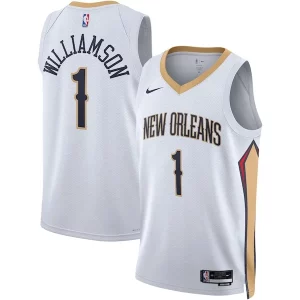 Clásico Encantador Zion Williamson New Orleans Pelicans Nike Unisex Swingman Jersey Association Edition White/Navy
