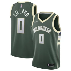 Clásico Increíble Moderno Damian Lillard Milwaukee Bucks Nike Unisex Swingman Player Jersey Icon Edition Hunter Green