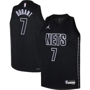 Clásico Kevin Durant Brooklyn Nets Jordan Brand Youth Swingman Jersey Statement Edition Black