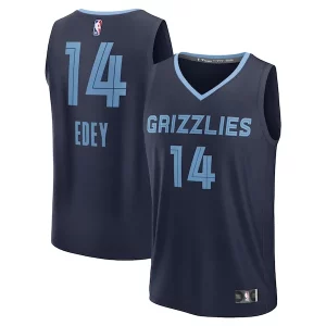 Comodo Resistente Zach Edey Memphis Grizzlies 2024 NBA Draft Fast Break Player Jersey Icon Edition Navy