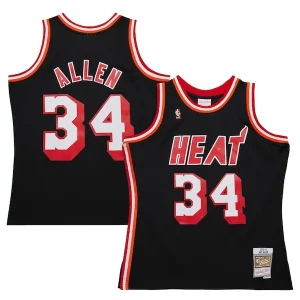 Clásico Moderno Genial Ray Allen Miami Heat 2013/14 Hardwood Classics Swingman Jersey Black