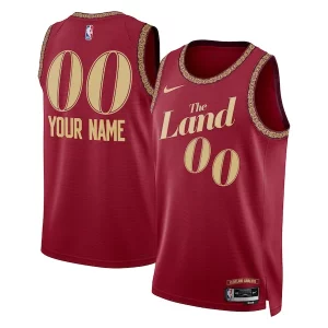 Clásico Perfecto Cleveland Cavaliers Nike Unisex 2023/24 Custom Swingman Jersey Wine City Edition