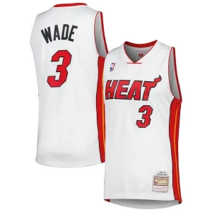 Clásico Robusto Delicioso Dwyane Wade Miami Heat 2001/02 Hardwood Classics Swingman Jersey White