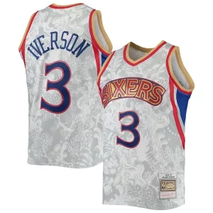 Clásico Sofisticado Allen Iverson Philadelphia 76ers Hardwood Classics 1996/97 Lunar New Year Swingman Jersey White