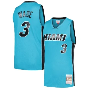 Clásico Sofisticado Dwyane Wade Miami Heat Hardwood Classics 2005/06 Tropical Swingman Jersey Blue