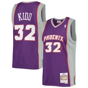 Comodo Encantador Hermoso Jason Kidd Phoenix Suns 2001/02 Hardwood Classics Swingman Jersey Purple