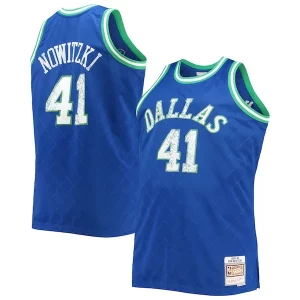 Comodo Encantador Sofisticado Dirk Nowitzki Dallas Mavericks Big & Tall 1998/99 NBA 75th Anniversary Diamond Swingman Jersey Blue