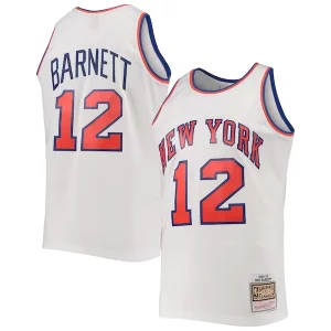 Comodo Fácil de llevar Dick Barnett New York Knicks 1969/70 Hardwood Classics Swingman Jersey White