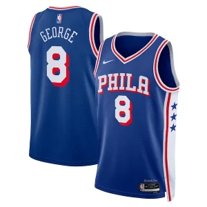 Comodo Fantástico Paul George Philadelphia 76ers Nike Unisex 2024 Offseason Addition Nike Swingman Jersey Royal