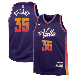 Comodo Ideal Kevin Durant Phoenix Suns Nike Youth Swingman Replica Jersey City Edition Purple