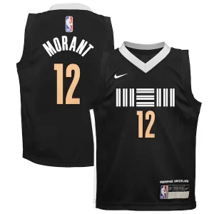Comodo Ja Morant Memphis Grizzlies Nike Toddler Swingman Replica Jersey City Edition Black