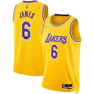 Comodo LeBron James Los Angeles Lakers Nike 2021/22 Diamond Swingman Jersey Icon Edition Gold