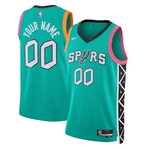 Comodo San Antonio Spurs Nike Unisex 2022/23 2022/23 Swingman Custom Jersey City Edition Turquoise