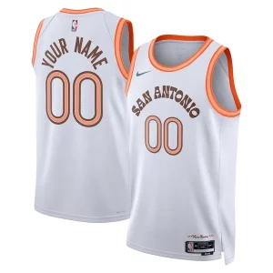 Comodo San Antonio Spurs Nike Unisex 2023/24 Custom Swingman Jersey White City Edition