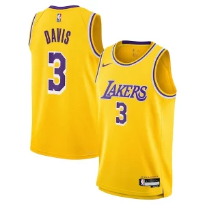 Cool Anthony Davis Los Angeles Lakers Nike Youth Swingman Jersey Icon Edition Gold